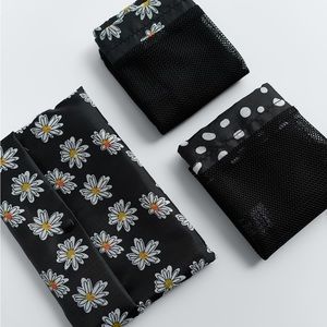 Zara PACK OF 2 PRINTED BAGS